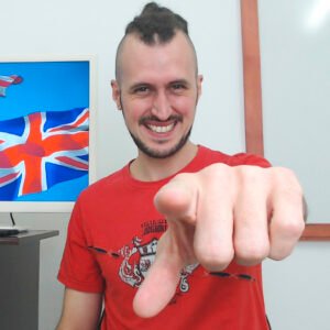 Professor de Inglês Teacher Plínio